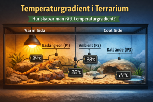 Hur skapar man rätt temperaturgradient i terrarium